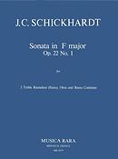 Johann Christian Schickhardt: Sonate in F op. 22/1