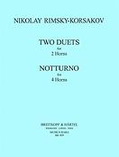 Nikolaj A Rimskij-Korsakow: Zwei Duette, Notturno