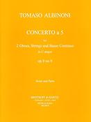 Albinoni: Concerto a 5 in C op. 9/9 