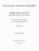 Wolfgang Amadeus Mozart: Cosi Fan Tutte Band II