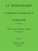 Johann Christian Schickhardt: L'Alphabet: Sonaten op.30/1-4