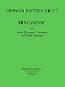 Giovanni Battista Riccio: Drei Canzonas