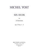 Michel Yost: Sechs Duos op. 5, Nr. 1-3