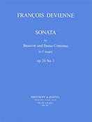 Francois Devienne: Sonate in F op. 24 Nr. 3