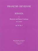 Francois Devienne: Sonate in g op. 24 Nr. 5