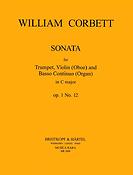 William Corbett: Sonate in C op. 1/12