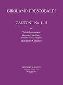 Girolamo Frescobaldi: Canzonas 1-5