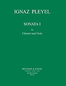 Ignaz Pleyel: Sonata Nr. 1 BEN 5491