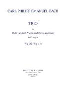Bach: Trio Sonata in G major Wq 152 (Fluit, Viool, Piano)