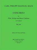 Carl Philipp Emanuel Bach: Flötenkonzert a-moll Wq 166
