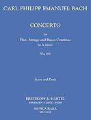 Carl Philipp Emanuel Bach: Flötenkonzert a-moll Wq 166