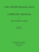 Carl Philipp Emanuel Bach: Sonaten, Band 1 Wq 123,124