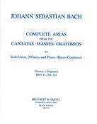 Bach: Compl. Arias (Voc,2 Fl) Vol.1(BWV 10, 208, 214 Soprano)