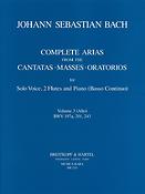 Bach: Compl. Arias (Voc,2 Fl) Vol.3(BWV 243,201,197a)