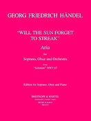 Georg Friedrich Händel: Arie 'Will the sun' (Salomon)
