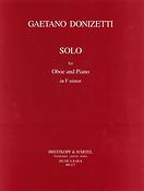 Gaetano Donizetti: Solo for Oboe und Klavier