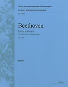 Ludwig van Beethoven: Missa Solemnis D-dur op. 123 (Partituur)