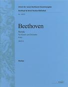 Ludwig van Beethoven: Rondo B-dur WoO 6 fuer Klavier und Orchester