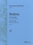 Brahms: Schicksals-Lied op. 54 (Partituur)