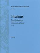 Johannes Brahms: Neue Liebeslieder op. 65