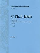 Carl Philipp Emanuel Bach: Cembalokonzert d-moll Wotq 23