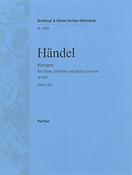 Georg Friedrich Händel: Oboenkonzert 3 g-moll HWV287