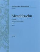 Felix Mendelssohn Bartholdy: Violinkonzert e-moll op. 64