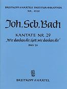 Bach: Kantate BWV 29 Wir danken dir, Gott, wir danken dir (Breitkopf)