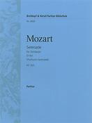 Mozart: Serenade D-dur KV 320