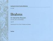 Johannes Brahms: Ein deutsches Requiem 2 Klav(Einzelanfertigung)