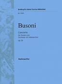 Ferruccio Busoni: Concerto Busoni-Verz. 247