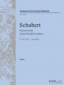 Franz Schubert: Rosamunde Zwischenaktmusiken D 797 Nr. 1, 3a und 5