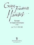Georg Friedrich Händel: Orgelkonz. B-dur op.7/3 HWV308