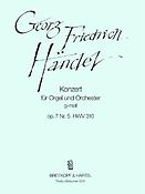Georg Friedrich Händel: Orgelkonz.g-moll op.7/5 HWV310