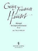 Georg Friedrich Händel: Orgelkonz. B-dur op.7/6 HWV311