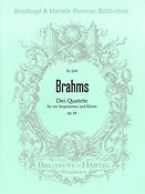 Johannes Brahms: Drei Quartette op. 64