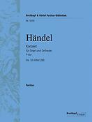 Georg Friedrich Händel: Orgelkonz. F-dur(Nr.13) HWV295