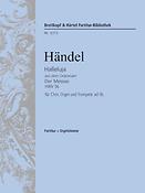 Georg Friedrich Händel: Halleluja aus Messias HWV 56 Chor,Org (Trp ad lib)