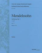 Felix Mendelssohn Bartholdy: Symphonie Nr. 1 c-moll op. 11