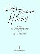 Georg Friedrich Händel: Orgelkonz.g-moll op.4/1 HWV289