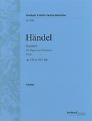 Georg Friedrich Händel: Orgelkonz.B-dur op.4/2 HWV 290
