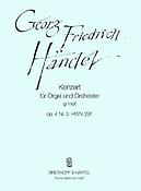 Georg Friedrich Händel: Orgelkonzert op. 4/3 HWV 291