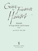 Georg Friedrich Händel: Orgelkonz.B-dur(Nr.6) HWV 294