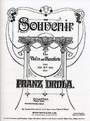 Franz Drdla: Souvenir for Violin And Piano
