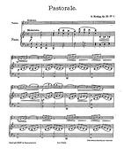 Oscar Rieding: Pastorale Op.23 No.1