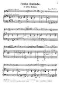 Petite Ballade For Violin And Piano