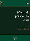 Hans Sitt: 100 Studi Op.32, per Violino - Volume 4