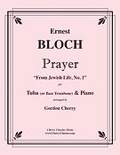Prayer For Tuba or Bass Trombone & Piano