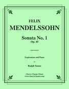 Sonata No. 1 Op. 45 For Euphonium & Piano