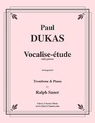 Vocalise-?tude fuer Trombone and Piano